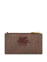 ETRO Pegaso paisley-print wallet - Rouge