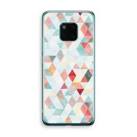 Gekleurde driehoekjes pastel: Huawei Mate 20 Pro Transparant Hoesje