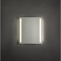 Adema Squared badkamerspiegel 60x70cm met verlichting links en rechts LED met spiegelverwarming en sensor schakelaar NAA002-N45A-60