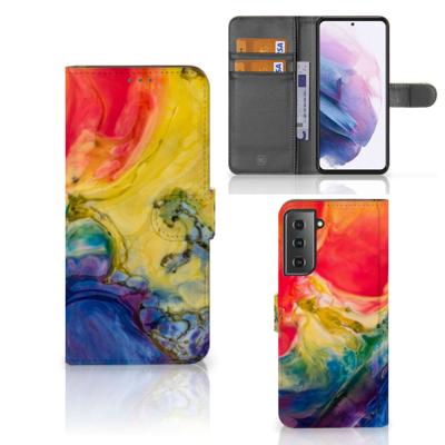 Hoesje Samsung Galaxy S21 Plus Watercolor Dark Hoesje Samsung Galaxy S21 Plus Watercolor Dark