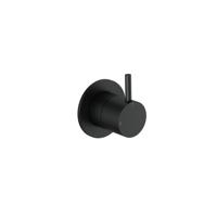 Hotbath Cobber Afbouwdeel - 2-weg omstel - Mat Zwart CB111EXTBL