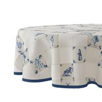 Tafelzeil rond kleitegels 160cm