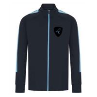 Rugby Vintage - Uruguay Los Teros Trainingsjack - Navy/ Lichtblauw