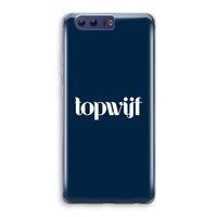 Topwijf Navy: Honor 9 Transparant Hoesje
