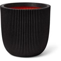 Bolbloempot - CAPI EUROPE - GROOVE NL - 43 x 41 cm - Zwart