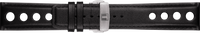 Horlogeband Tissot T600038130 / PRS516-LD / T9254274605100A Leder Zwart 22mm