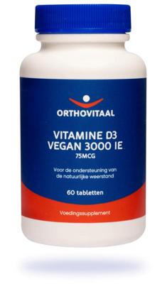 Orthovitaal Vitamine D3 3000IE vegan Orthovitaal Vitamine D3 3000IE vegan