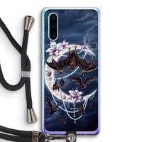 Vleermuizen Maan: Huawei P30 Transparant Hoesje met koord