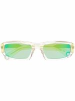 Jacquemus lunettes de soleil Les Lunettes 97 à monture rectangulaire - Vert