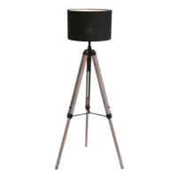 Steinhauer Tripod schemerlampTriek zwarte kap - 7175ZW