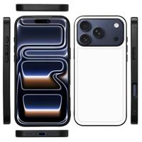 iPhone 17 Pro Max Back Cover Wit Zwart