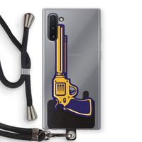 Pew Pew Pew: Samsung Galaxy Note 10 Transparant Hoesje met koord