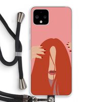 Woke up like this: Pixel 4 Transparant Hoesje met koord