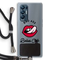 Badass Babes Club: Oppo Find X3 Neo Transparant Hoesje met koord