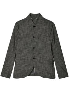 Charles Jeffrey Loverboy blazer en tweed à simple boutonnage - Gris