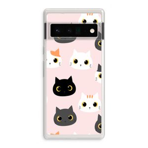 Katten: Google Pixel 6 Pro Transparant Hoesje