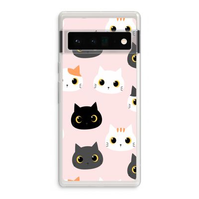 Katten: Google Pixel 6 Pro Transparant Hoesje
