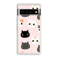 Katten: Google Pixel 6 Pro Transparant Hoesje