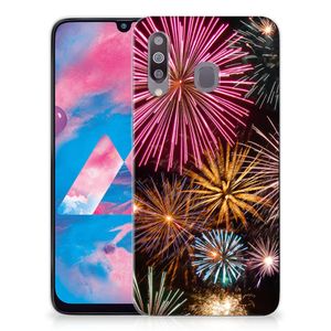 Samsung Galaxy M30 Silicone Back Cover Vuurwerk