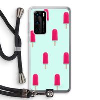 Waterijsje: Huawei P40 Transparant Hoesje met koord