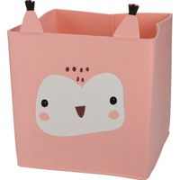 Opbergmand/kastmand vilt kinderkamer - dieren thema uil - 32 x 32 x 32 cm