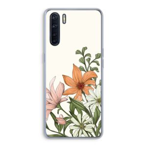 Floral bouquet: Oppo A91 Transparant Hoesje