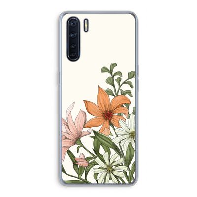 Floral bouquet: Oppo A91 Transparant Hoesje