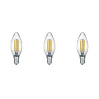 Energiezuinige LED Filament Lampen Set - E14 Fitting - Warm Wit 2700K