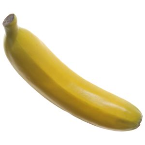 Kunstfruit decofruit - banaan/bananen - ongeveer 18 cm - geel