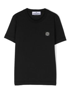 Stone Island Junior sweat en coton à motif Compass - Noir