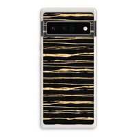 Gouden strepen: Google Pixel 6 Pro Transparant Hoesje