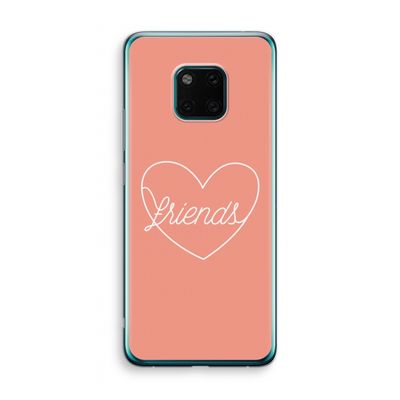 Friends heart: Huawei Mate 20 Pro Transparant Hoesje