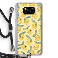 Citroenen: Xiaomi Poco X3 NFC Transparant Hoesje met koord