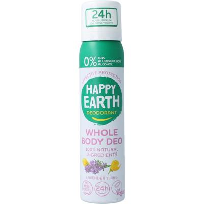 Happy Earth body deo spray lavender ylang
