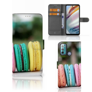 Motorola Moto G60 Book Cover Macarons