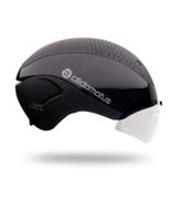 Cadomotus Alpha 3+ Aero Schaatshelm Met Shield En Visor (zwart) Zwart L/xl