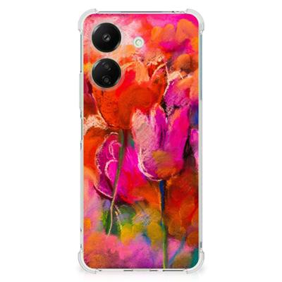 Back Cover Xiaomi Redmi 13C 4G Tulips Back Cover Xiaomi Redmi 13C 4G Tulips