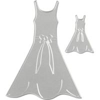 Creativ Company stans- en embossing mallen, jurk, afm 27x35+26x90 mm, 1 stuk