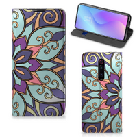 Xiaomi Mi 9T Pro Smart Cover Purple Flower - thumbnail