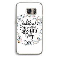 Diamonds: Samsung Galaxy S7 Transparant Hoesje Diamonds: Samsung Galaxy S7 Transparant Hoesje