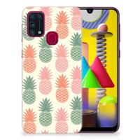 Samsung Galaxy M31 | Siliconen Case | Ananas
