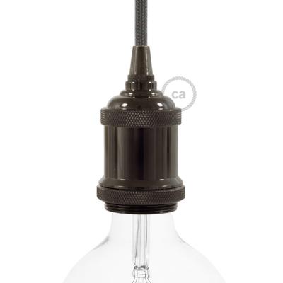 Industriele e27 fitting design vintage koper design ring