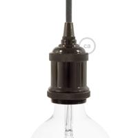 Industriele e27 fitting design vintage koper design ring