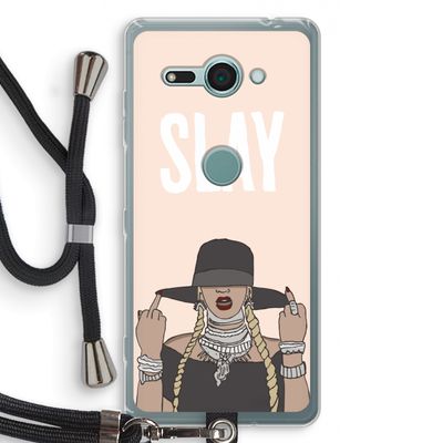 Slay All Day: Sony Xperia XZ2 Compact Transparant Hoesje met koord