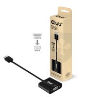 CLUB3D CAC-1302 video kabel adapter 0,5 m HDMI Type A (Standaard) VGA (D-Sub) Zwart - thumbnail