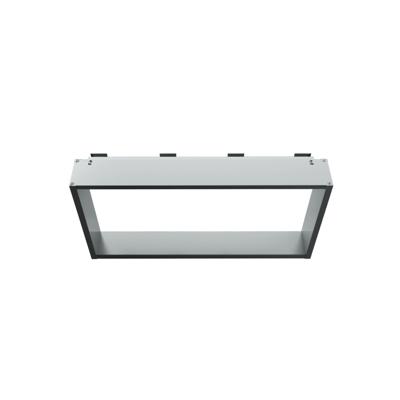 Opbouw planchet Aloni | Voor douchewand | Met 4 handdoekhaakjes | Glanzend aluminium