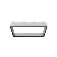 Opbouw planchet Aloni | Voor douchewand | Met 4 handdoekhaakjes | Glanzend aluminium