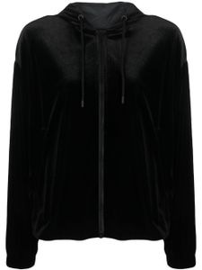 Emporio Armani hoodie à fermeture zippée - Noir