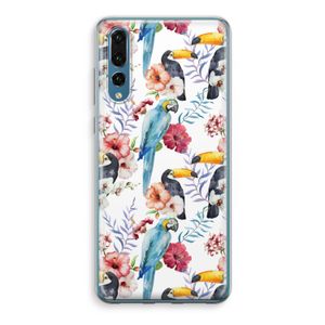 Bloemen tukan: Huawei P20 Pro Transparant Hoesje