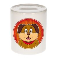 Cadeau kinder spaarpotten hond 9 cm